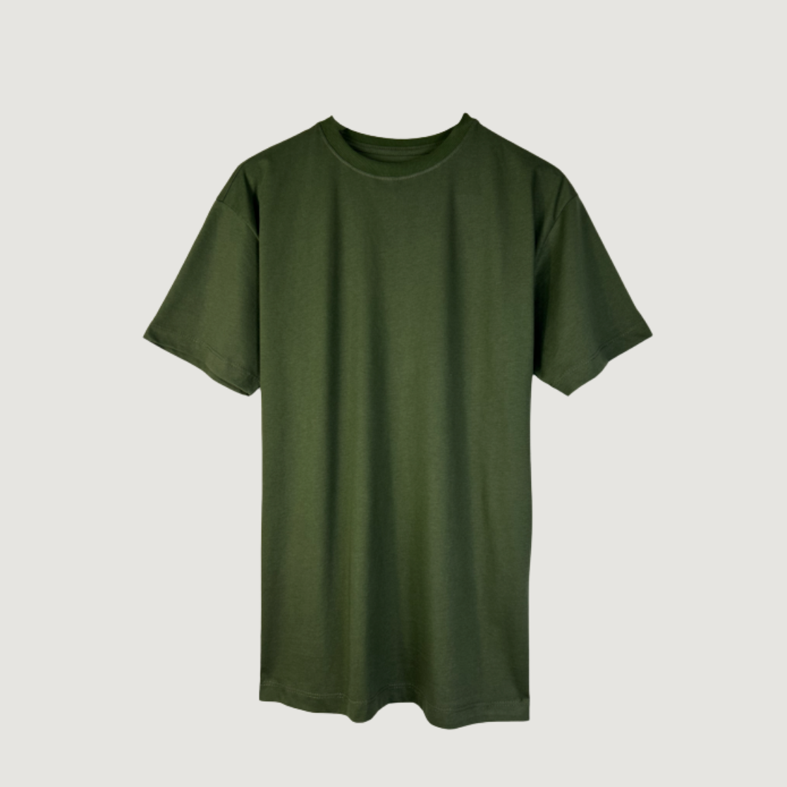 Camiseta Básica Masculina Verde Militar