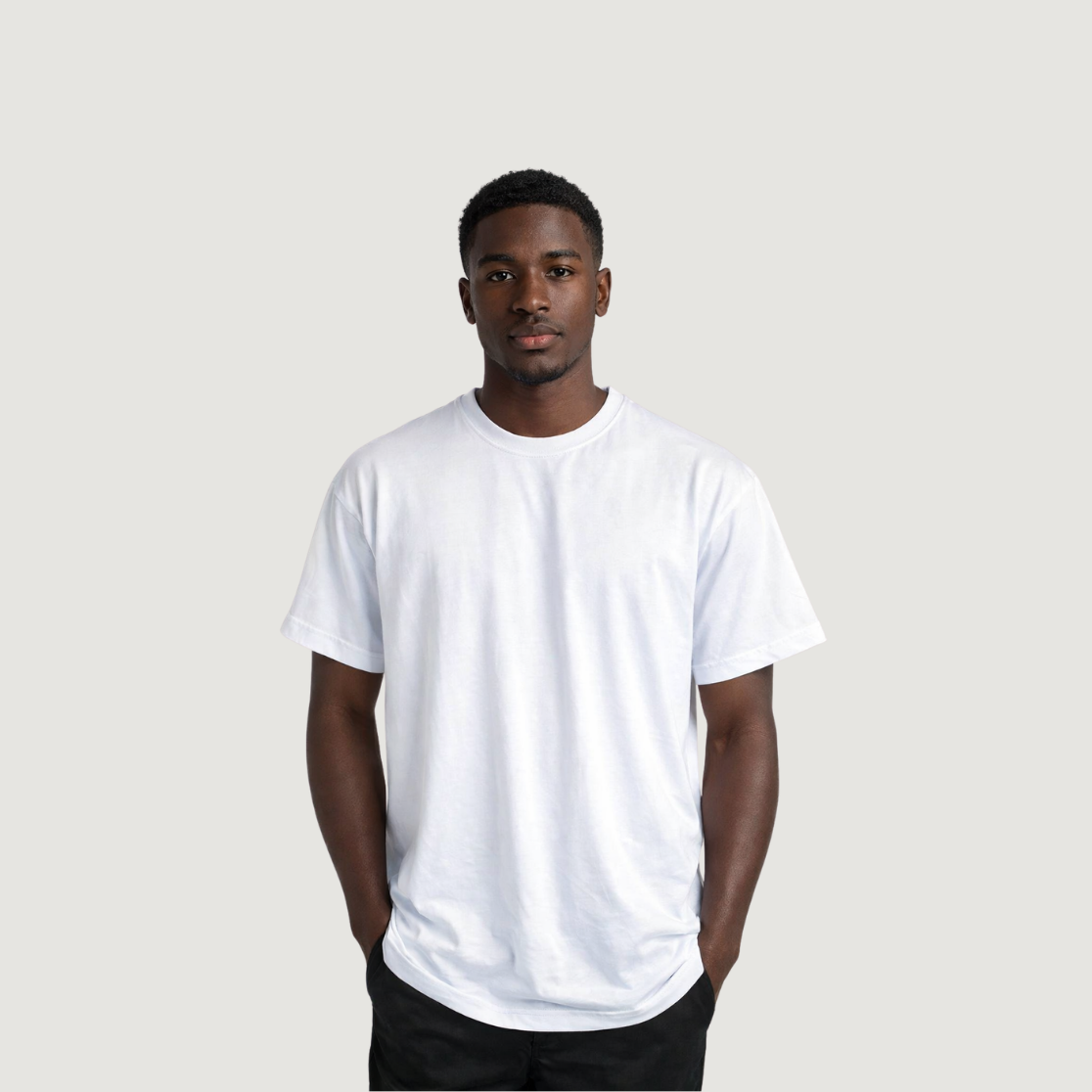 Camiseta Básica Masculina Branca