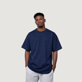 Camiseta Oversized Unissex Azul Marinho
