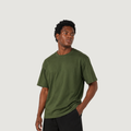 Camiseta Básica Masculina Verde Militar