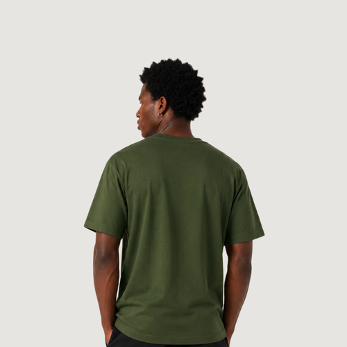 Camiseta Básica Masculina Verde Militar