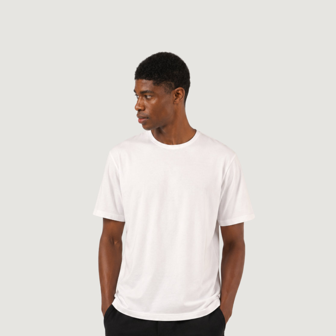 Camiseta Básica Masculina Branca