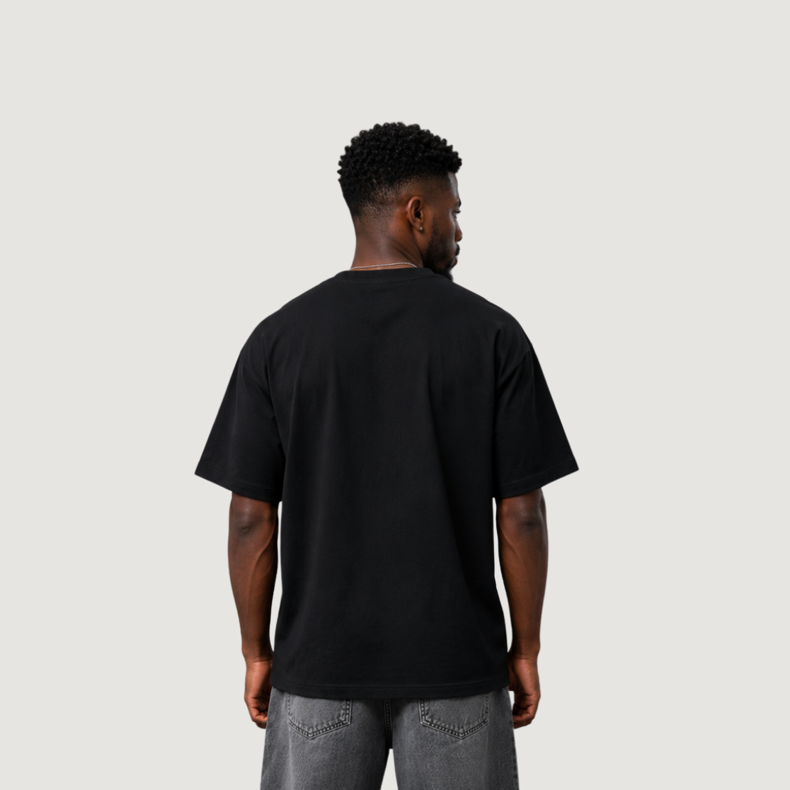 Camiseta Oversized Unissex Preta