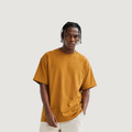Camiseta Oversized Unissex Amarelo Mostarda / Ocre