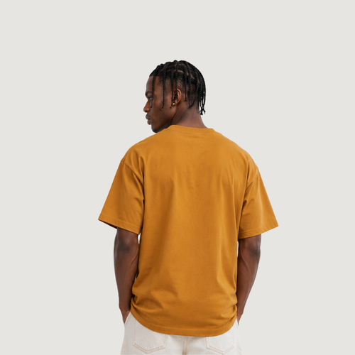 Camiseta Oversized Unissex Amarelo Mostarda / Ocre