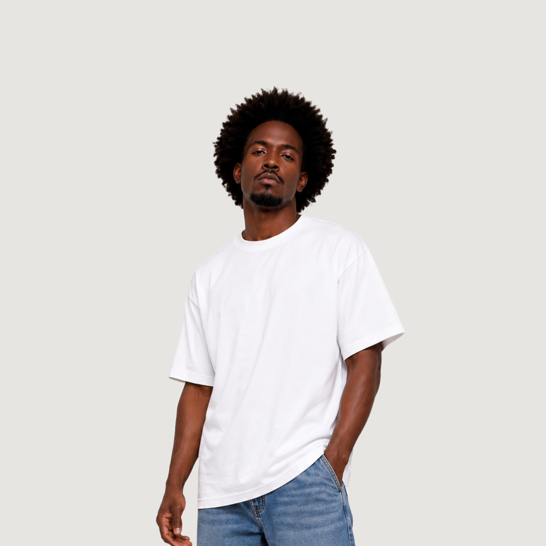 Camiseta Oversized Unissex Branca