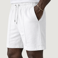 Shorts Moletinho Unissex com detalhe - Off White