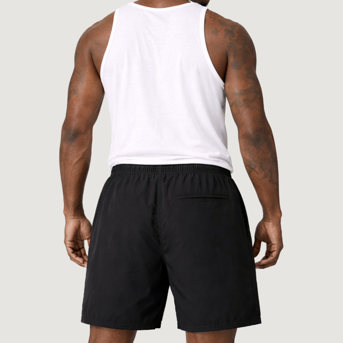 Shorts Tactel com Elastano Masculino - Preto