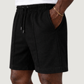 Shorts Moletinho Unissex com detalhe - Preto